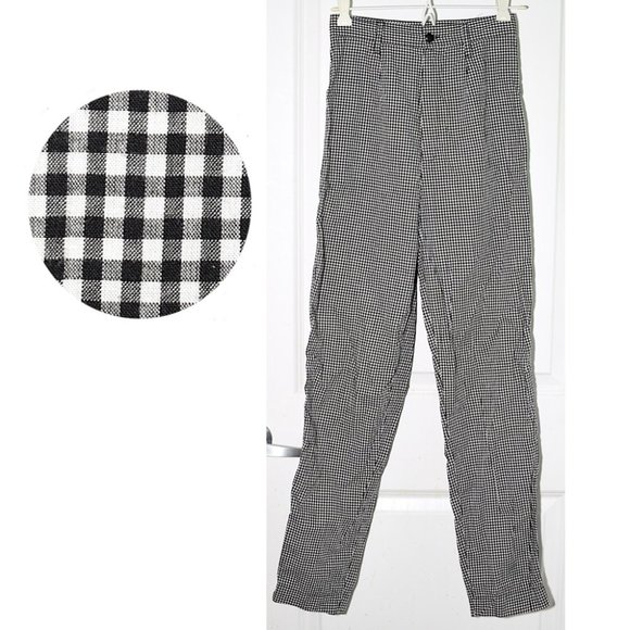 Unworn Esprit Collection Vtg Ultra HR Gingham Pant - Picture 1 of 9